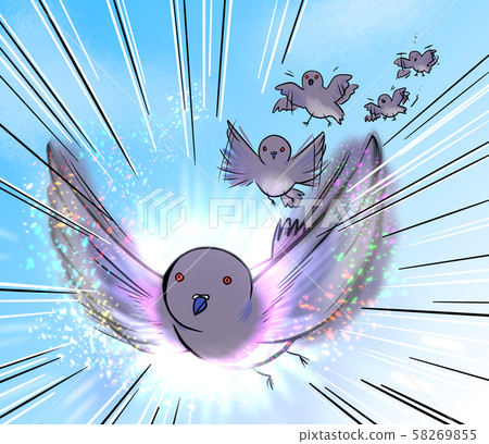 一群野雞飛過光速 58269855