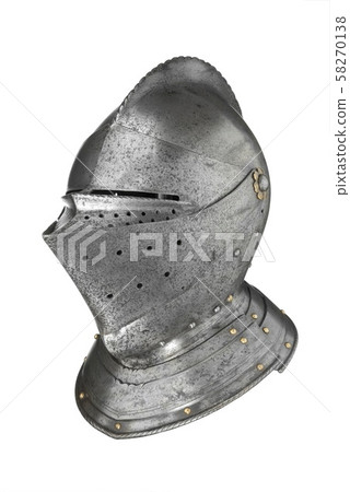 helmet of knight armour suit, helmet of knight armour suit, 58270138