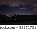 Garbage incineration night 58271731