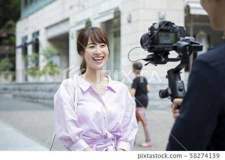 女模特播音員攝影師 女模特播音員攝影師 58274139