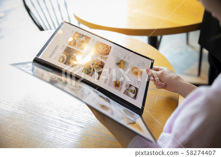 Menu Menu table Menu book 58274407