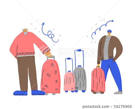 Relative spending time together Vector flat design 58276908