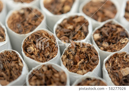 Close up cigarettes background Close up cigarettes background 58277026
