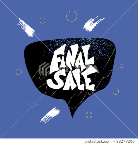 Sale text with speech bubble. Vector word. Sale text with speech bubble. Vector word. 58277296