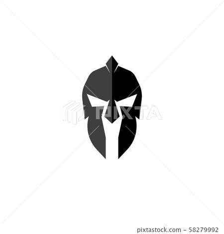 Spartan helmet logo template Spartan helmet logo template 58279992