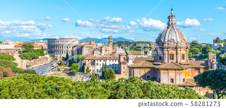Church of Saint Luca and Martina, Italian: Santi Luca e Martina, in Roman Forum, Rome, Italy 58281273
