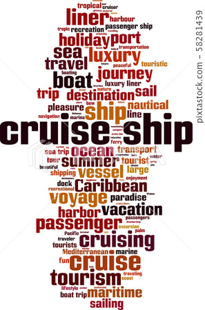 Cruise ship word cloud 58281439