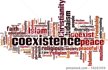 Coexistence word cloud 58281459