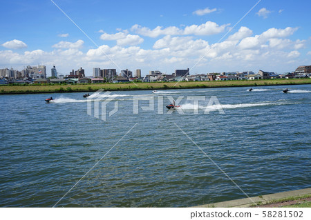 Jet Ski <Nakagawa, Katsushika-ku, Tokyo, September 2019> 58281502