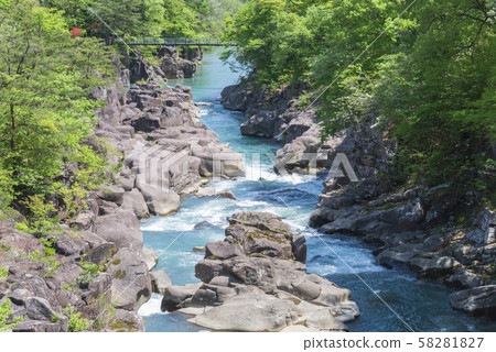 貢基溪谷岩手縣岩手縣 58281827