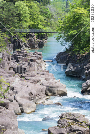貢基溪谷岩手縣岩手縣 貢基溪谷岩手縣岩手縣 58281830
