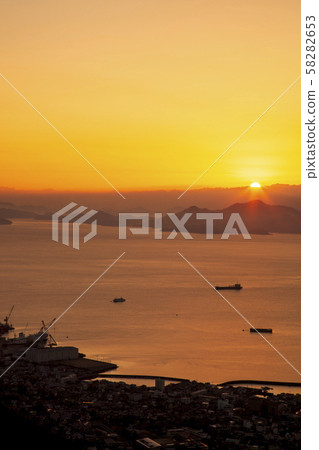 From Sunrise Noriyama Porcelain Mountain Observatory in Setouchi From Sunrise Noriyama Porcelain Mountain Observatory in Setouchi 58282653