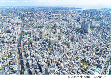 [東京]從東京晴空塔看的城市景觀 58284050