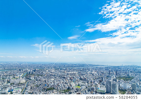 [東京]從東京晴空塔看的城市景觀 58284055