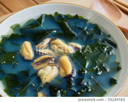 韓國菜貽貝海帶湯 58284568
