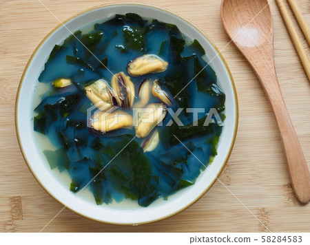 韓國菜貽貝海帶湯 58284583