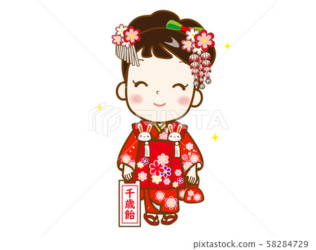 Shichigosan girl (no background) 58284729
