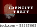 Identity theft concept  58285663