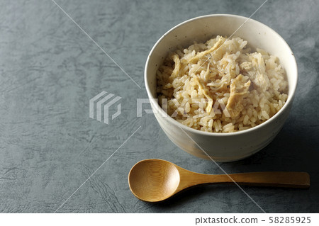 Freshly cooked rice 58285925