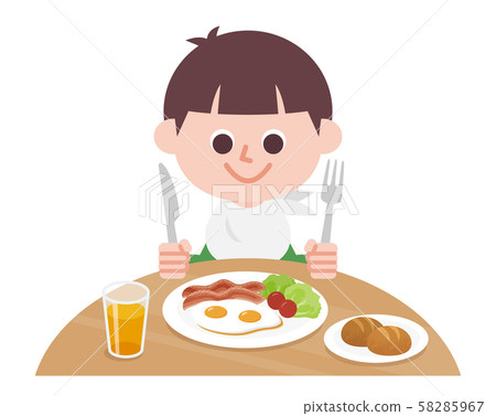 breakfast, dietary, meal - Stock Illustration [58285967] - PIXTA