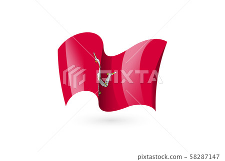 waving flag vector icon, national symbol, waving flag vector icon, national symbol, 58287147