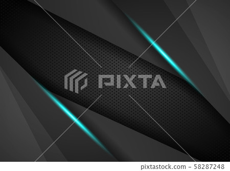 Dark abstract background with overlap layers. 58287248