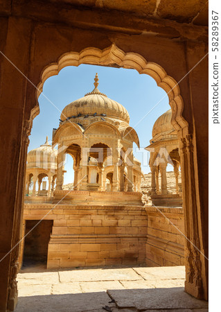 Bada Bagh ancient cenotaphs complex. Jaisalmer. 58289367