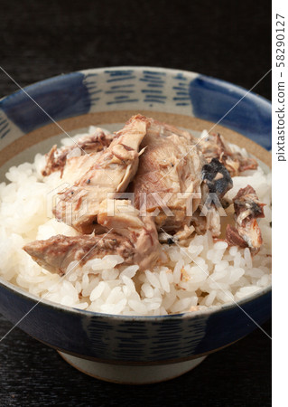Rice with boiled sea bream Rice with boiled sea bream 58290127