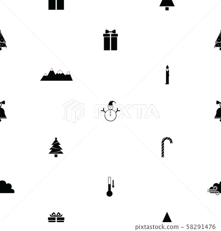 winter seamless pattern background icon. winter seamless pattern background icon. 58291476