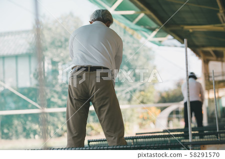 年長 高爾夫 男人 58291570