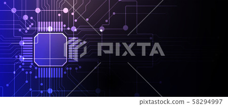 abstract structure circuit computer  technology 58294997
