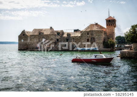 Kastel Gomilica settlement of Kastela in Croatia. Kastel Gomilica settlement of Kastela in Croatia. 58295145