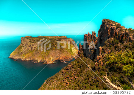 Landscape of Tasman peninsula, Tasmania, Australia Landscape of Tasman peninsula, Tasmania, Australia 58295782