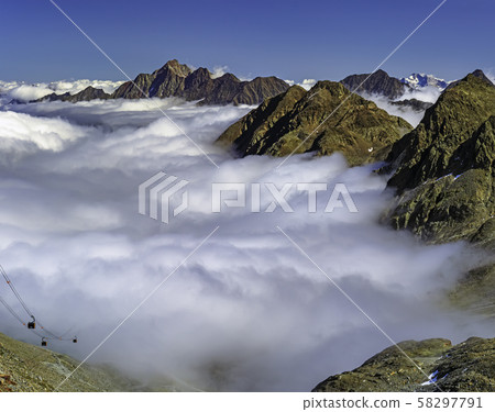 The view from the cable car station Eisgrat 58297791