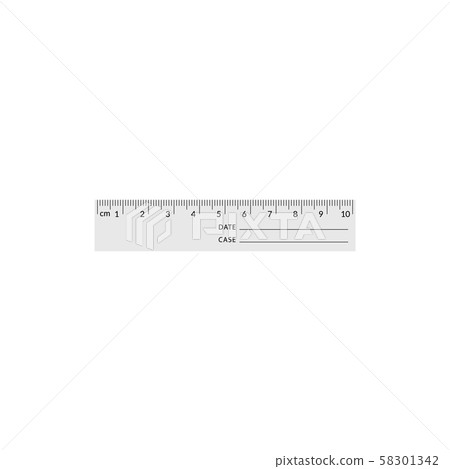 Forensic ruler for the measuring of a crime scene Forensic ruler for the measuring of a crime scene 58301342