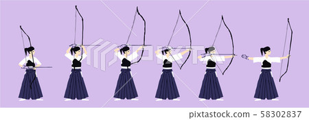 Kyudo movement 58302837