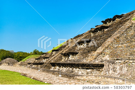 El Tajin, a pre-Columbian archeological site in southern Mexico 58303797