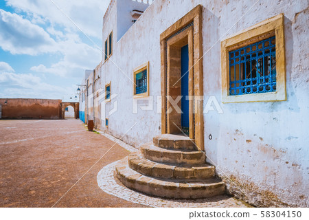 Morocco, Rabat, blue streets of old town Medina Morocco, Rabat, blue streets of old town Medina 58304150