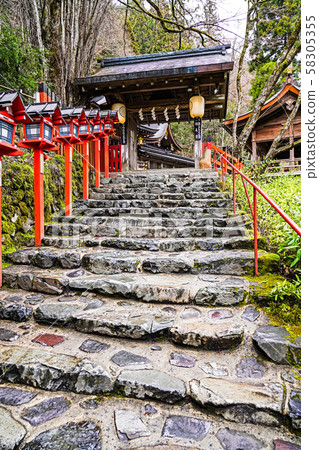 Kyoto Kifune Shrine Rainy Way Kyoto Kifune Shrine Rainy Way 58305355