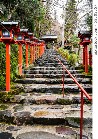 Kyoto Kifune Shrine Rainy Way Kyoto Kifune Shrine Rainy Way 58305357