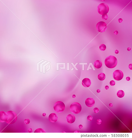Abstract Background Pink wave background and pearls 58308035