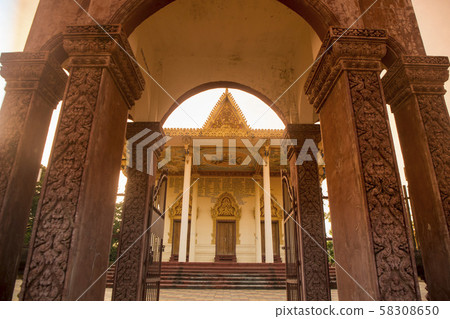 CAMBODIA BATTAMBANG WAT PACHHAA TEMPLE CAMBODIA BATTAMBANG WAT PACHHAA TEMPLE 58308650
