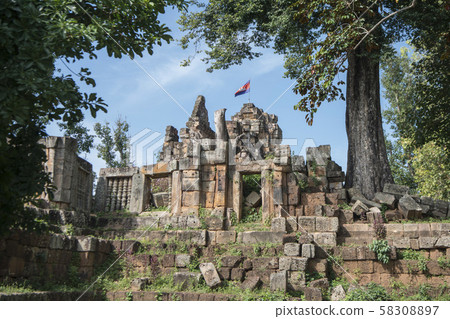 CAMBODIA BATTAMBANG WAT EK PHNOM TEMPLE CAMBODIA BATTAMBANG WAT EK PHNOM TEMPLE 58308897