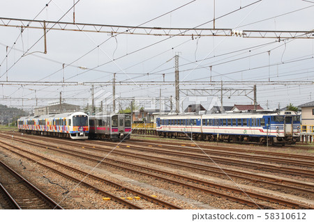 Rikuu Nishi Line Kiha 110 currently in detention at Sakata 58310612