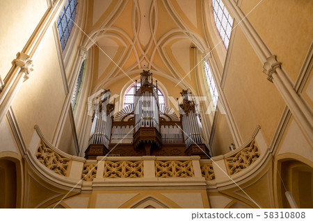 Cathedral interior Kutna Hora. Czech Republic Cathedral interior Kutna Hora. Czech Republic 58310808