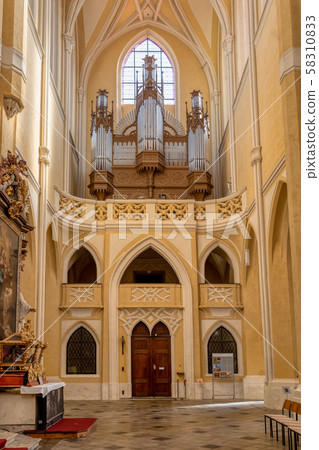 Cathedral interior Kutna Hora. Czech Republic Cathedral interior Kutna Hora. Czech Republic 58310833