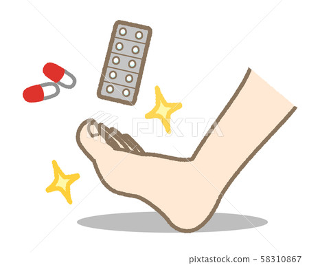 Athlete's foot medication treatment 58310867