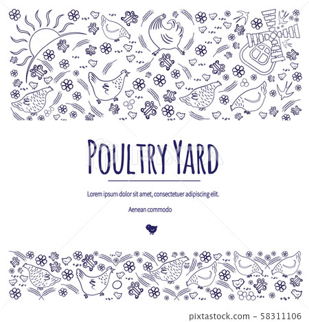 Bird vector yard-07 58311106