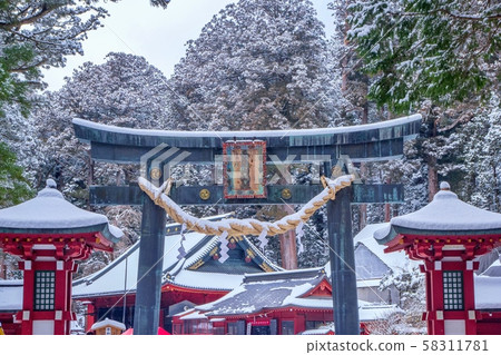 冬天的日光阿拉雅神社 58311781