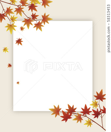 Autumn colored paper Autumn colored paper 58313453